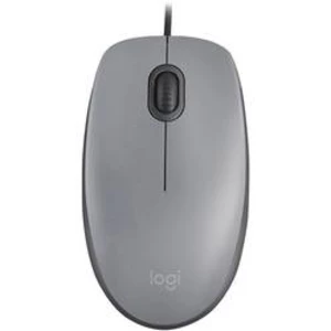Optická Wi-Fi myš Logitech M110 SILENT 910-005490, integrovaný scrollpad, šedá