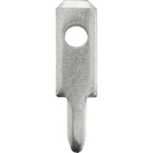 Faston zástrčka Vogt Verbindungstechnik 3780a05.68 2.8 mm x 0.5 mm, 180 °, bez izolace, kov, 100 ks