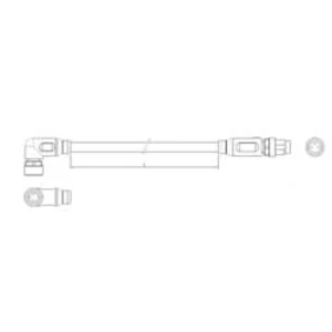 Upravený zástrčkový konektor pro senzory - aktory TE Connectivity 2-2273125-4 zástrčka, rovná, zásuvka, zahnutá, 1.50 m, 1 ks