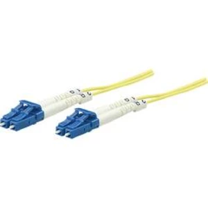 Optické vlákno kabel Intellinet 516792 [1x zástrčka LC - 1x zástrčka LC], 5.00 m, žlutá