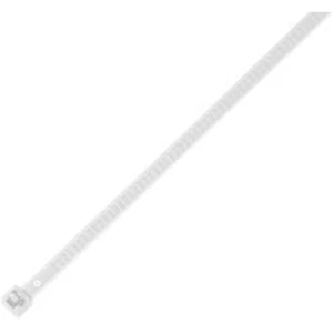 Znovuotevíratelné pásky HellermannTyton LR55R-PA66-NA-Q1, 195 x 4,7 mm, 25 ks, přírodní