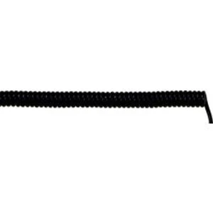 Spirálový kabel LappKabel UNITRONIC® SPIRAL DATA (73220215), 100/400 mm, stíněný, černá