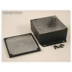 Univerzální pouzdro Hammond Electronics 1590WYFBK 1590WYFBK, 92 x 92 x 42 , hliník, černá, 1 ks