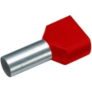 Dvojitá dutinka Vogt 490814D, 10 mm², 12 mm, 100 ks, červená