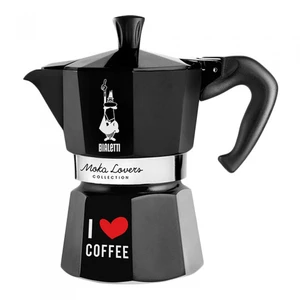 Espressokocher Bialetti „Moka Lovers 3–cup Black“