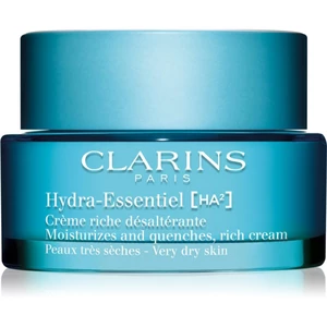 Clarins Hydra-Essentiel [HA²] Rich Cream bohatý hydratační krém pro velmi suchou pleť 50 ml