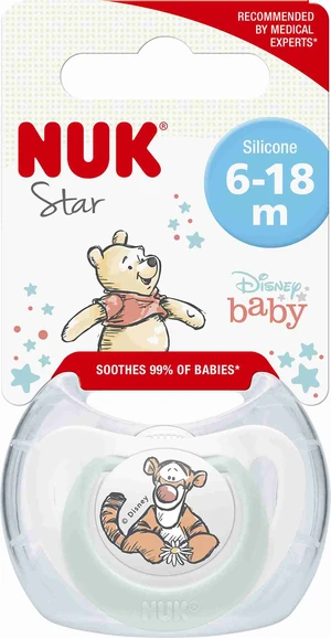 NUK Cumlík Star DISNEY Macko Pú 6-18m. box