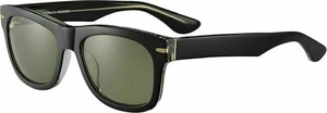 Serengeti Foyt Shiny Black Transparent Layer/Mineral Polarized Lunettes de vue