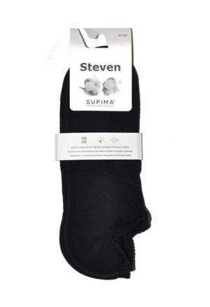 Steven art.157 Supima Kotnikové ponožky 35-37 černá
