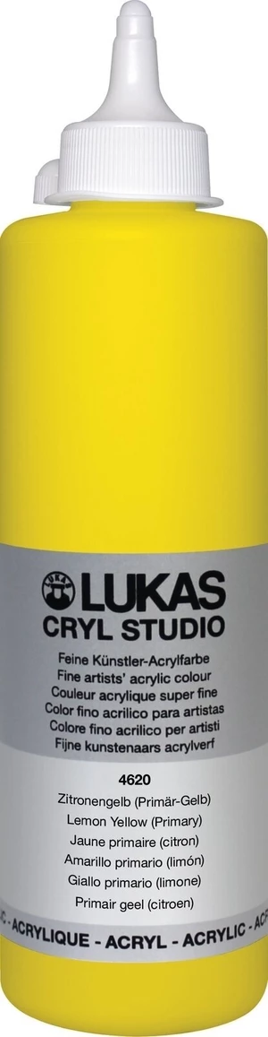Lukas Cryl Studio Peinture acrylique 500 ml Lemon Yellow (Primary)