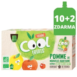 Vitabio Ovocné BIO kapsičky Cool Fruits jablko a acerola 12 x 90 g