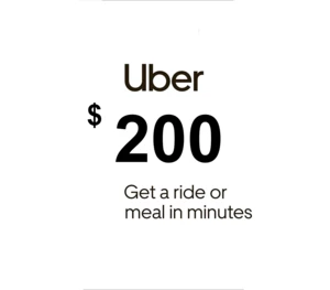 Uber $200 US Gift Card