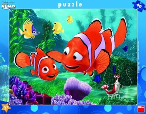 Puzzle 40 Nemo v bezpečí deskové