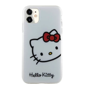 Zadní kryt Hello Kitty IML Head Logo pro Apple iPhone 11, bílá