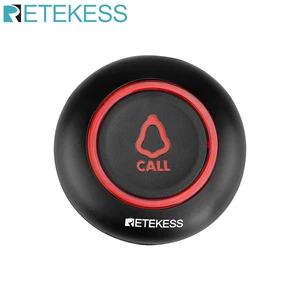 RETEKESS TD019 433.92MHz Call Button Transmitter Pager For Wireless Waiter System Service Restaurant Cafe Hookah Nurse Clinic