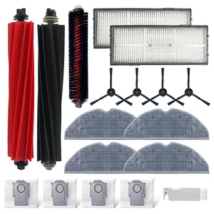 Duo Roller Brush, Self-Cleaning Brush, HEPA Filters Wipes Dust Bags Spare Parts For Roborock S8, S8+, S8 Pro Ultra