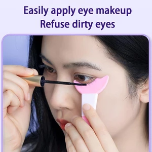 Eye Makeup Aid Professional Eyeliner Template Mascara Tool Baffle Eyeliner Eyeliner Eyebrow Assistant Shaper Beauty Tool P8Q8