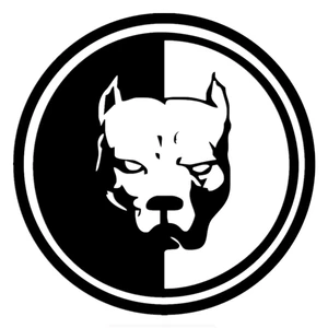 Dangerous Dog Pitbull on Board Animal Car Sticker Waterproof Sunscreen Auto Accessories for Door Hood Car Bonnet,15cm*15cm