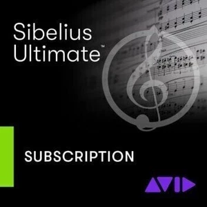 AVID Sibelius Ultimate 1Y Subscription Software de puntuación (Producto digital)