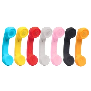 Universal Wireless Bluetooth-compatible 2.0 Retro Telephone Handset Radiation-proof Telephone Receiver Volumn Adjustment