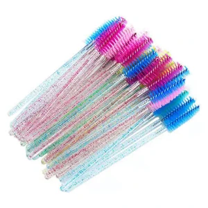 50Pcs Crystal Disposable Makeup Lip Brush Soft Lipstick Mascara Make Up Tool