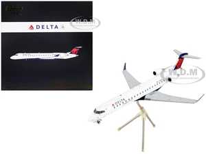 Bombardier CRJ700 Commercial Aircraft "Delta Air Lines - Delta Connection" White with Blue and Red Tail "Gemini 200" Series 1/200 Diecast Model Airpl