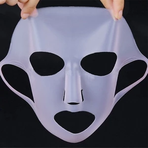 1PC Waterproof Moisturizing Sheet Mask Women Face Skin Care Cover Tool Reusable 3D Silicone Beauty Face Hydrating Mask Cover