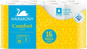 Harmony Comfort White toaletný papier 2 vrstvy