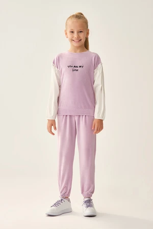 Dagi Girl's Lilac Sweatpants
