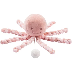 NATTOU Cuddly Octopus PIU PIU plyšová hračka s melodií Lapidou Old Pink / Light Pink 0 m+ 1 ks