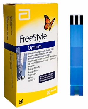 FreeStyle Optium testovací proužky 50 ks
