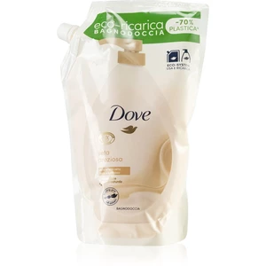 Dove Nourishing Silk sprchový a kúpeľový krém náhradná náplň 720 ml