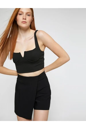Koton Crop Singlets with Straps, Underwire