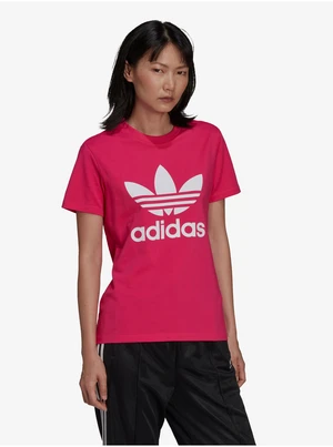 Dark pink women's T-Shirt adidas Originals - Women