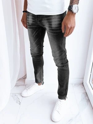 Men's Black Denim Trousers Dstreet