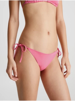 Ružový dámsky spodný diel plaviek Calvin Klein Underwear