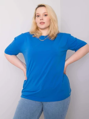 Larger navy cotton t-shirt