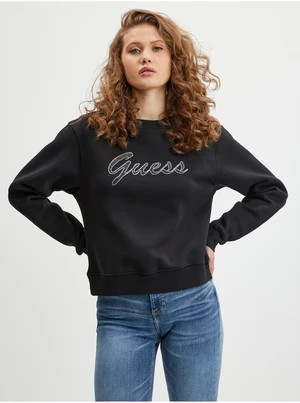 Black Womens Sweatshirt Guess Alona - Women