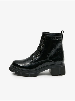 Black Women Ankle Boots Tom Tailor - Women