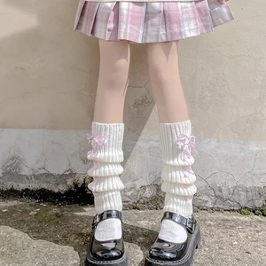 1 Pair Women Socks Good Touch Leg Warmers Coldproof Long Leg Socks