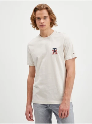 Beige Men's T-Shirt Tommy Hilfiger - Men