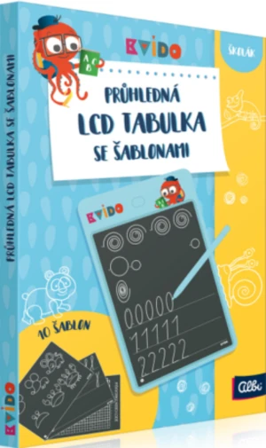 Kvído - Průhledná LCD tabulka se šablonami