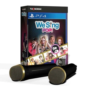 We Sing Pop! + 2 mikrofon (Microphone Bundle) [PS4] - BAZÁR (használt termék)