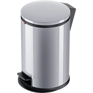 Hailo Pure M 0517-020 odpadkový kôš 12 l ocelový plech (Ø x v) 263 mm x 435 mm strieborná s pedálovým otváraním  1 ks