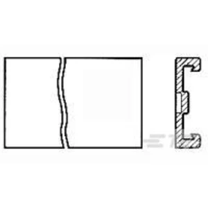 TE Connectivity MTA-156 Centerline ConnectorMTA-156 Centerline Connector 2-640643-2 AMP