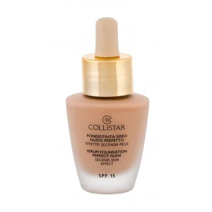 Collistar Serum Foundation Perfect Nude SPF15 30 ml make-up W 3 Nude na veľmi suchú pleť; na dehydratovanu pleť; proti vráskam; na rozjasnenie pleti