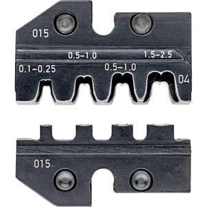 Knipex  97 49 04 krimpovacie nástavec neizolované otvorené zástrčky šírka zástrčky 2,8 / 4,8 mm 0.1 do 2.5 mm²   Vhodné