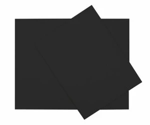Černé plátno na desce – 30x40cm