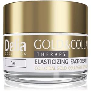 Delia Cosmetics Gold & Collagen Therapy denný krém zvyšujúce elasticitu pokožky 50 ml