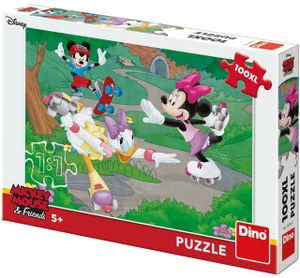 Puzzle Minnie sportuje - 100XL dílků